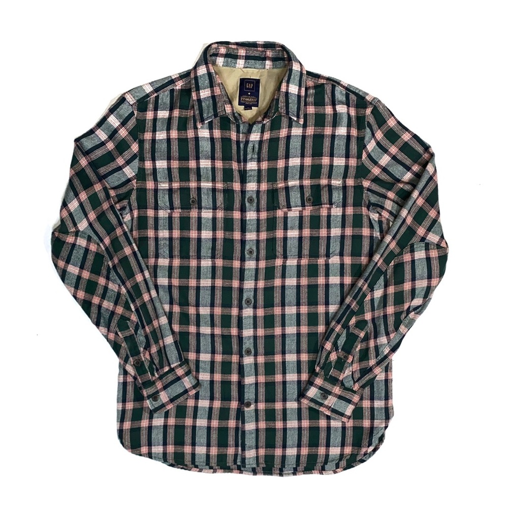 Gap x Pendleton Vintage Green Plaid Flannel Sz. S